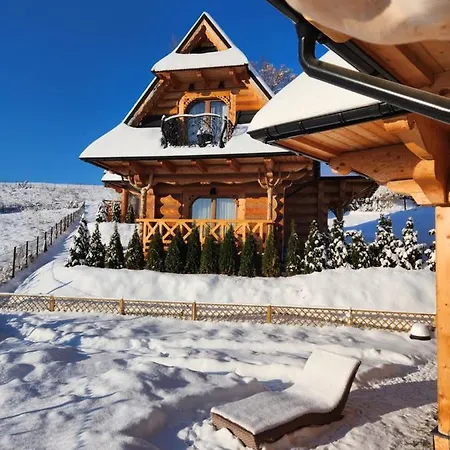 Goralska Chatka 2 Highland Cottage - Split Ac, Jacuzzi, Sauna, Private Parking, Mountains View, Garden, Zakopane Exterior photo